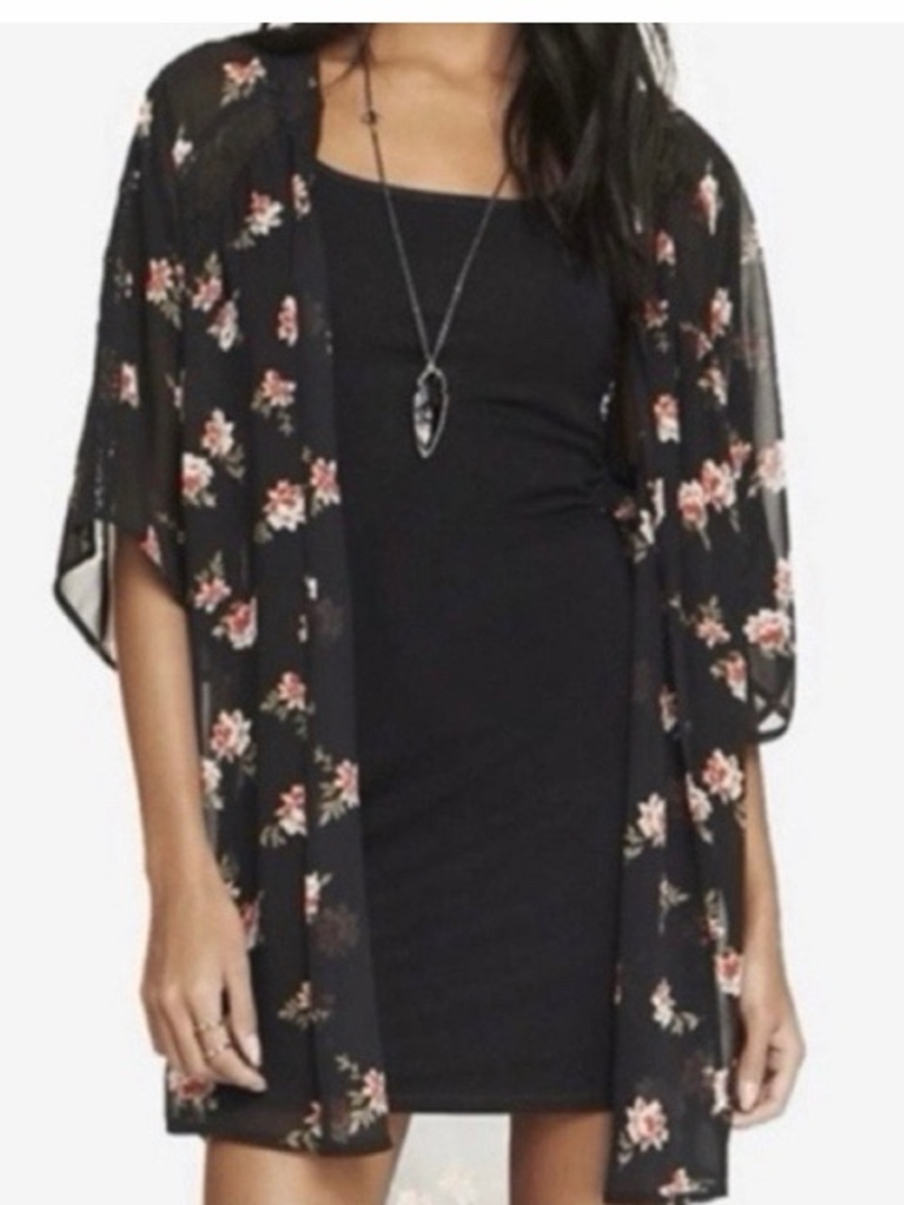 Express Sheer Floral‎ Kimono